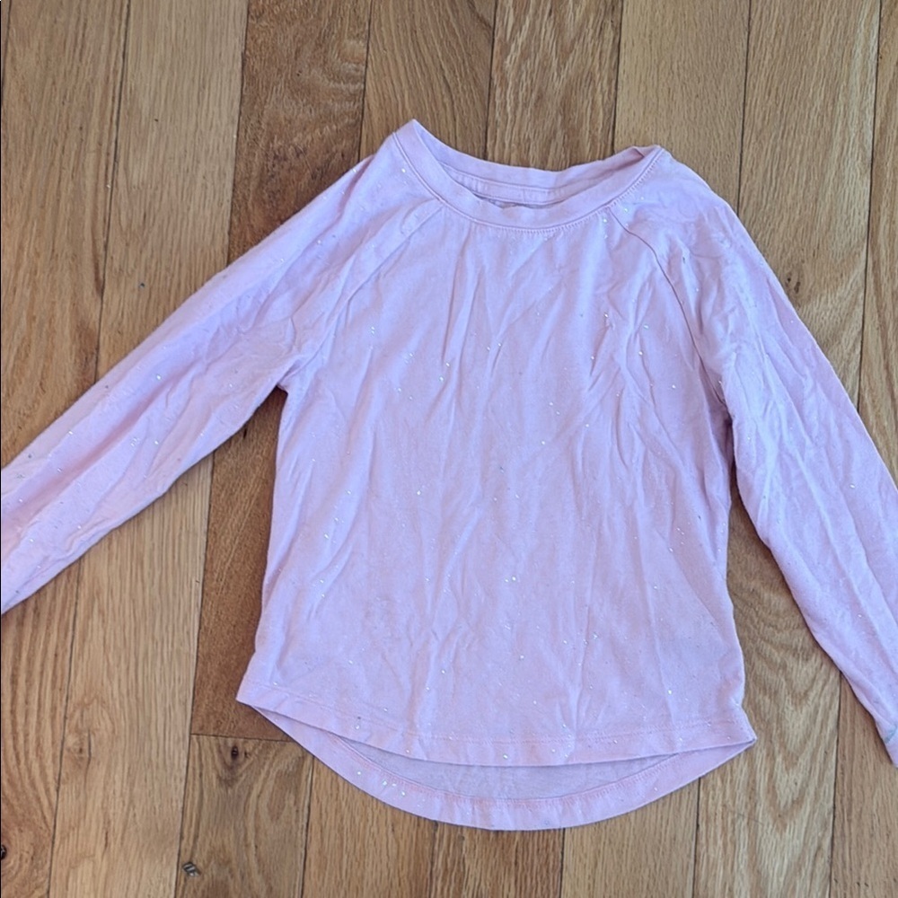 Cat & Jack Light Pink Long Sleeve Tee - Picture 2 of 4
